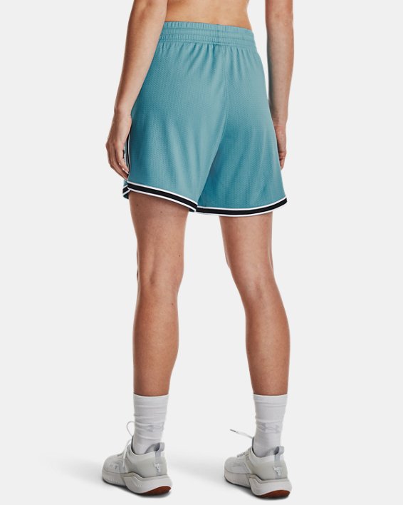 Women's Project Rock Penny Mesh Shorts in Blue image number 1
